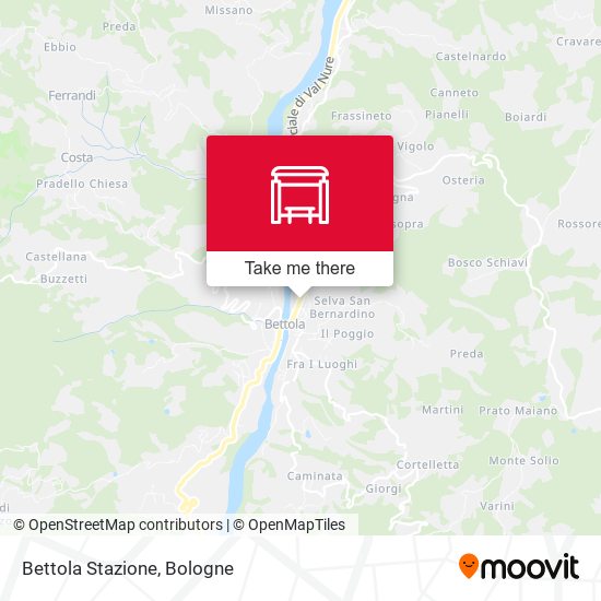 Bettola Stazione map