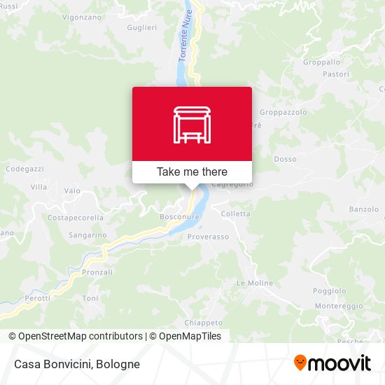 Casa Bonvicini map