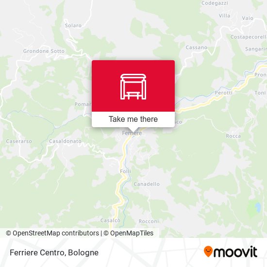 Ferriere Centro map