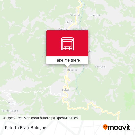 Retorto Bivio map