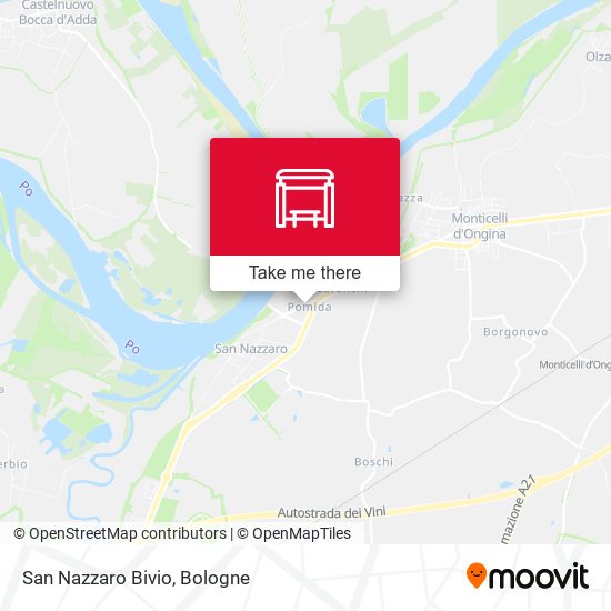 San Nazzaro Bivio map
