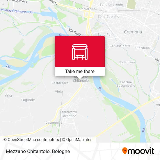 Mezzano Chitantolo map