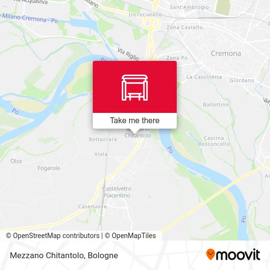 Mezzano Chitantolo map