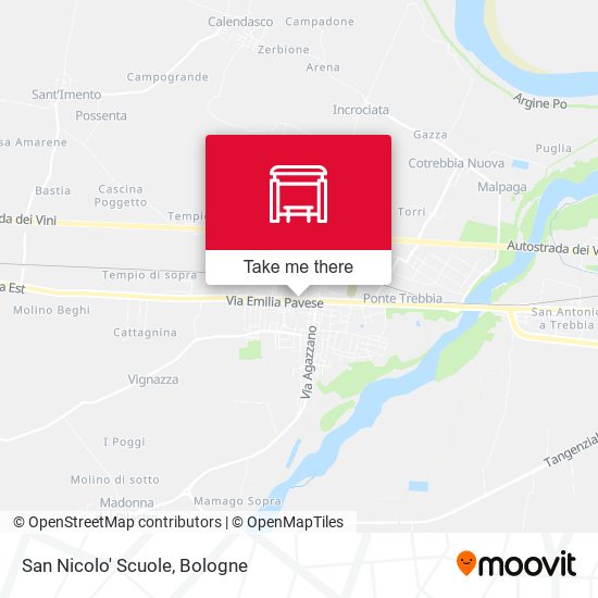 San Nicolo' Scuole map