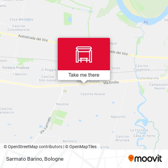 Sarmato Barino map