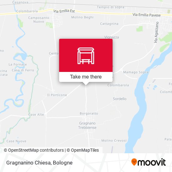 Gragnanino Chiesa map