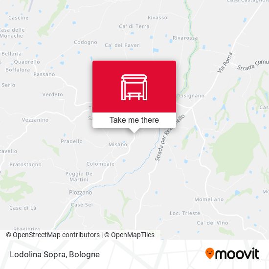 Lodolina Sopra map