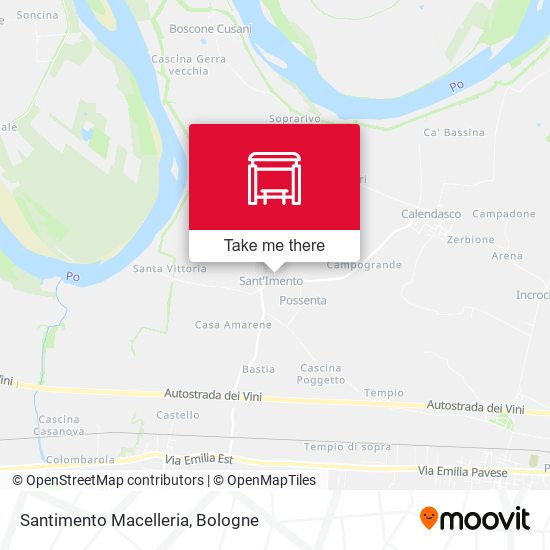 Santimento Macelleria map