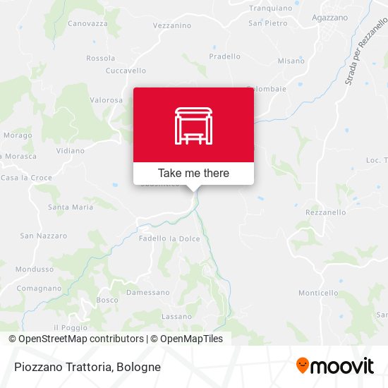 Piozzano Trattoria map