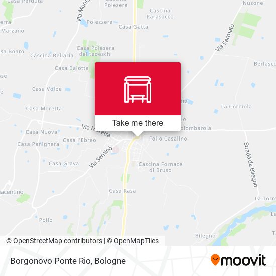 Borgonovo Ponte Rio map