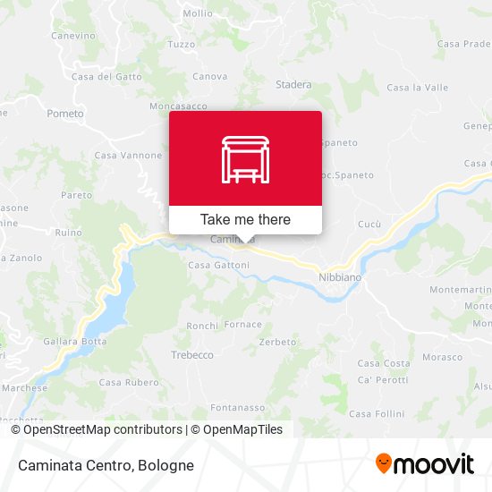 Caminata Centro map