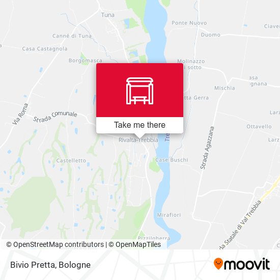 Bivio Pretta map