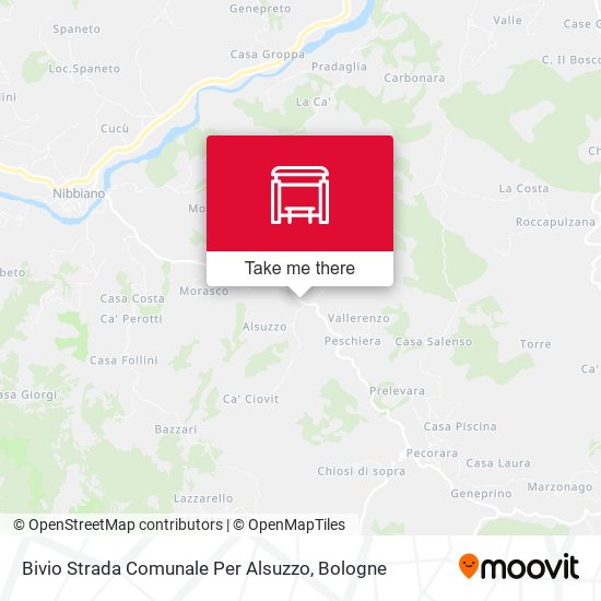 Bivio Strada Comunale Per Alsuzzo map