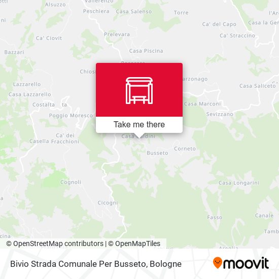 Bivio Strada Comunale Per Busseto map