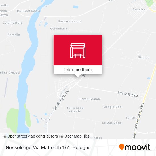 Gossolengo Via Matteotti 161 map