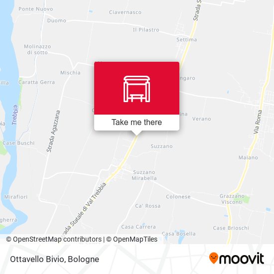 Ottavello Bivio map