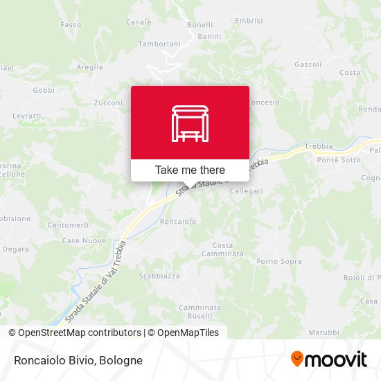 Roncaiolo Bivio map
