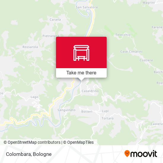 Colombara map