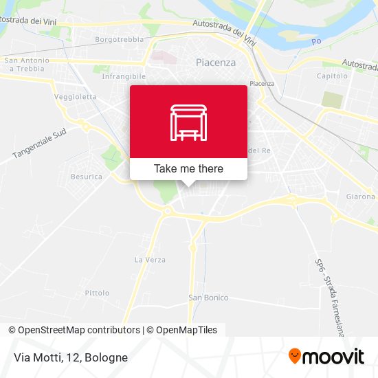 Via Motti, 12 map