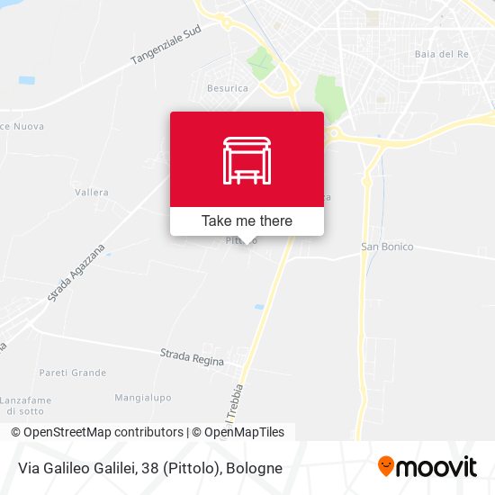 Via Galileo Galilei, 38 (Pittolo) map