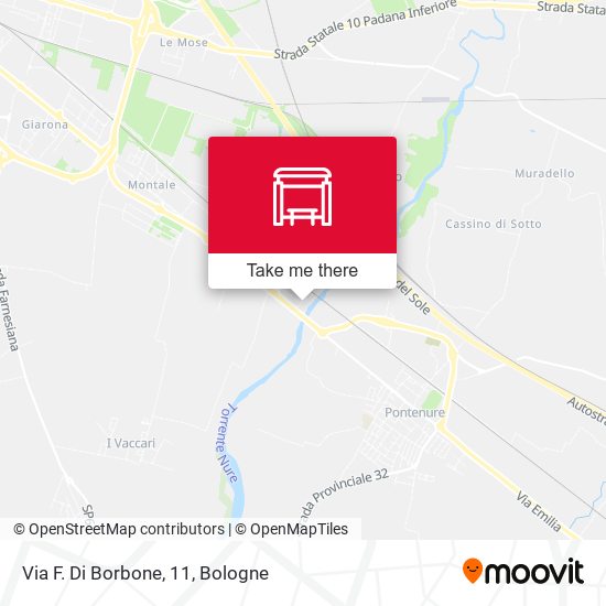 Via F. Di Borbone, 11 map