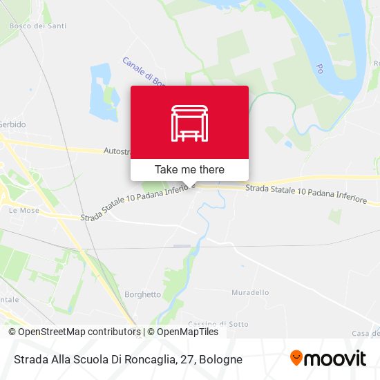 Strada Alla Scuola Di Roncaglia, 27 map