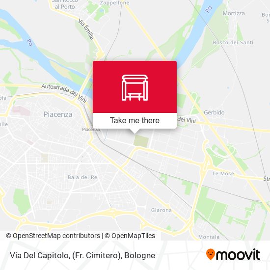 Via Del Capitolo, (Fr. Cimitero) map