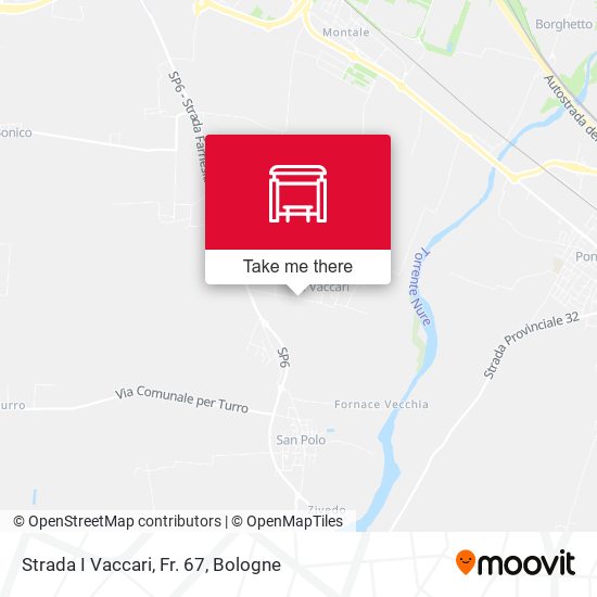 Strada I Vaccari, Fr. 67 map