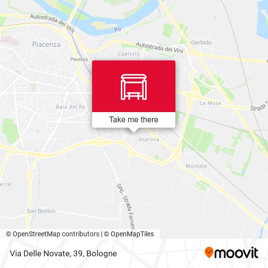 Via Delle Novate, 39 map