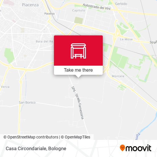 Casa Circondariale map