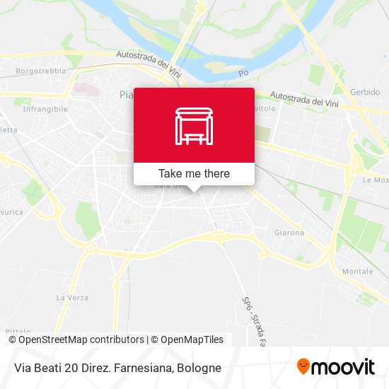 Via Beati 20 Direz. Farnesiana map