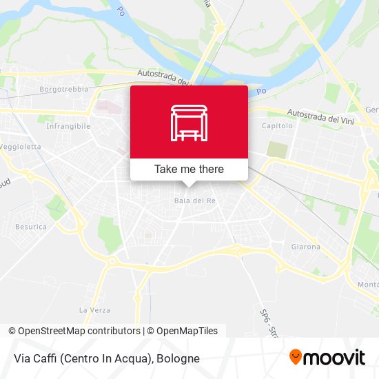 Via Caffi (Centro In Acqua) map