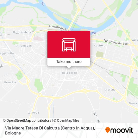 Via Madre Teresa Di Calcutta (Centro In Acqua) map