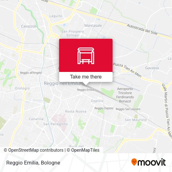Reggio Emilia map