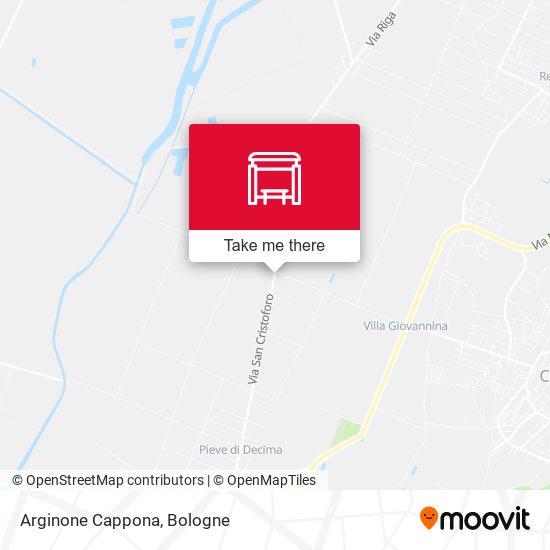 Arginone Cappona map