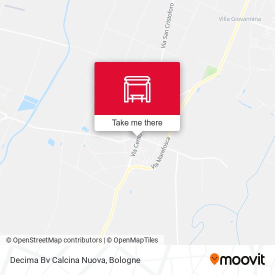 Decima Bv Calcina Nuova map