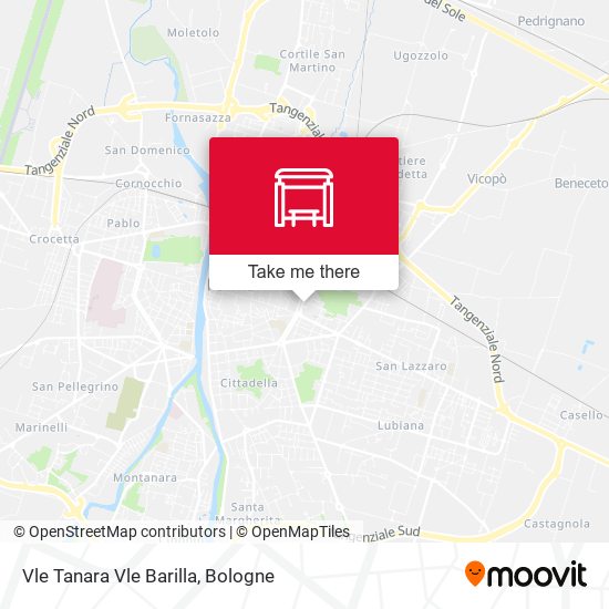 Vle Tanara Vle Barilla map