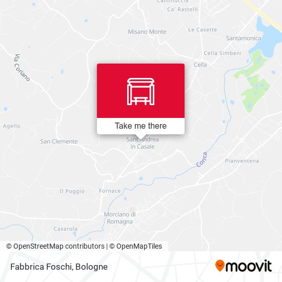 Fabbrica Foschi map
