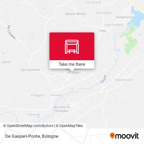 De Gasperi-Ponte map