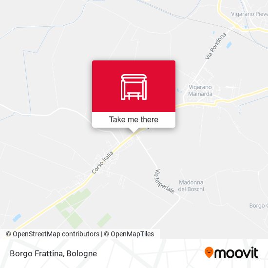 Borgo Frattina map