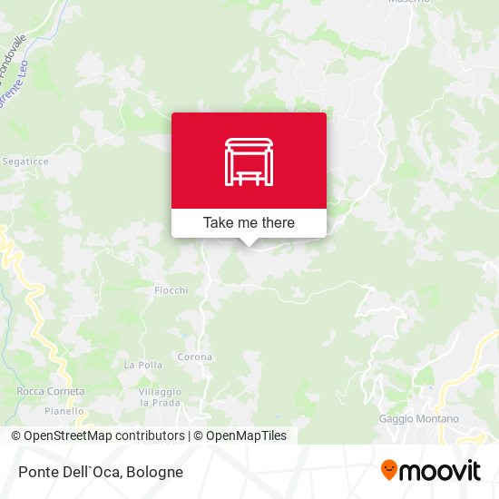 Ponte Dell`Oca map
