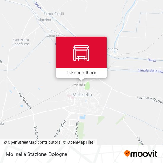 Molinella Stazione map