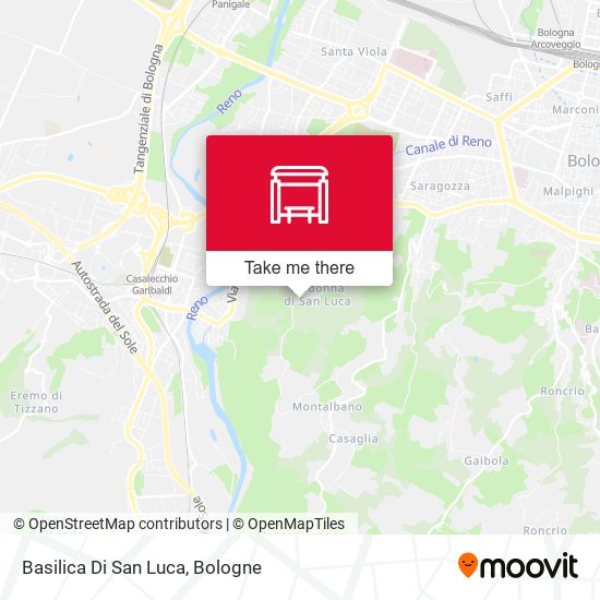 Basilica Di San Luca map