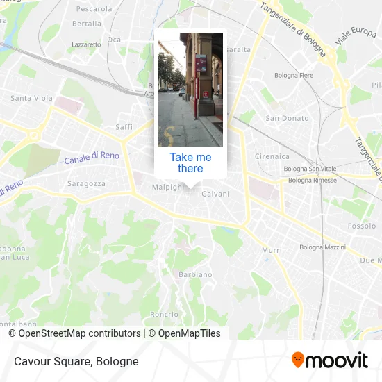 Cavour Square map
