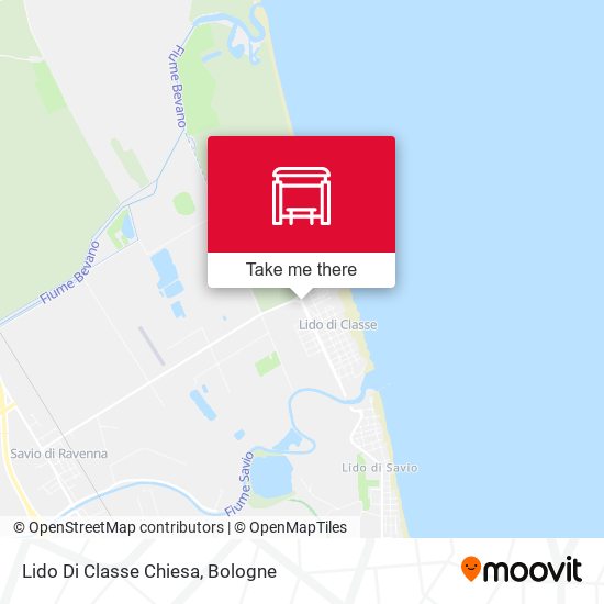 Lido Di Classe Chiesa map
