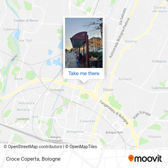Croce Coperta map