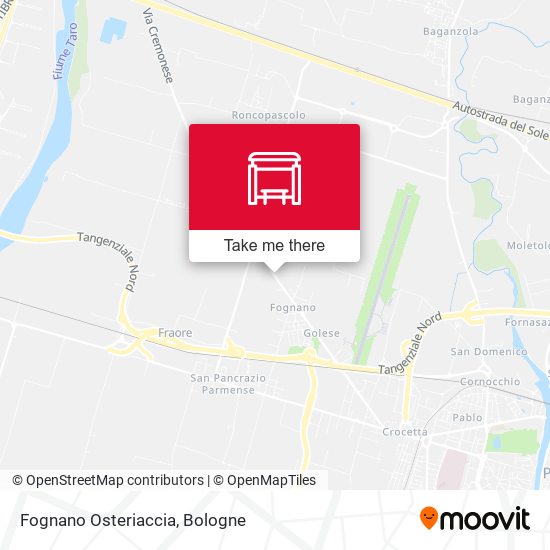Fognano Osteriaccia map