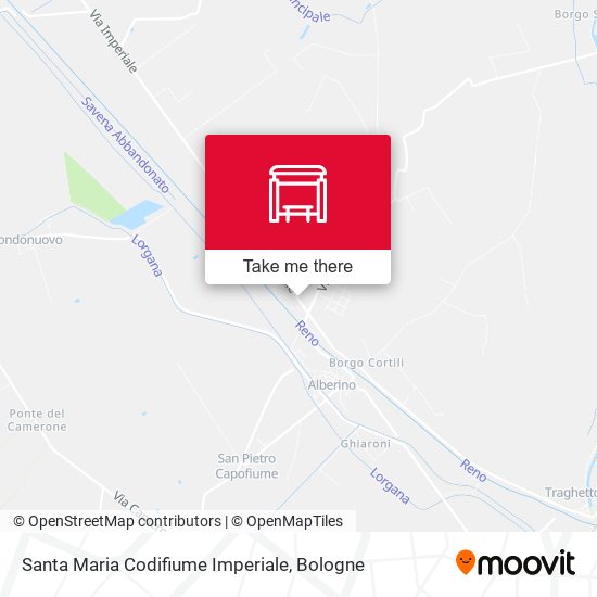 Santa Maria Codifiume Imperiale map