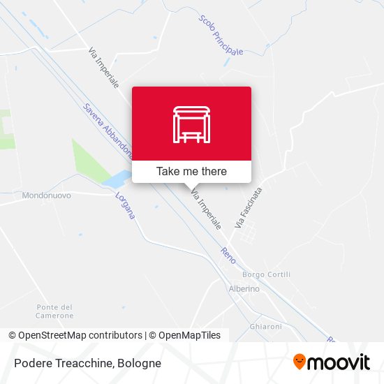 Podere Treacchine map
