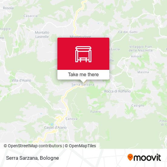 Serra Sarzana map